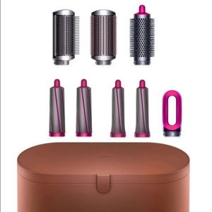 Dyson airwrap case and attachments - styler wand not included